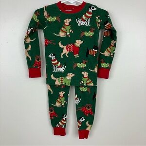 Little Blue House Christmas Dogs Long John Pajamas